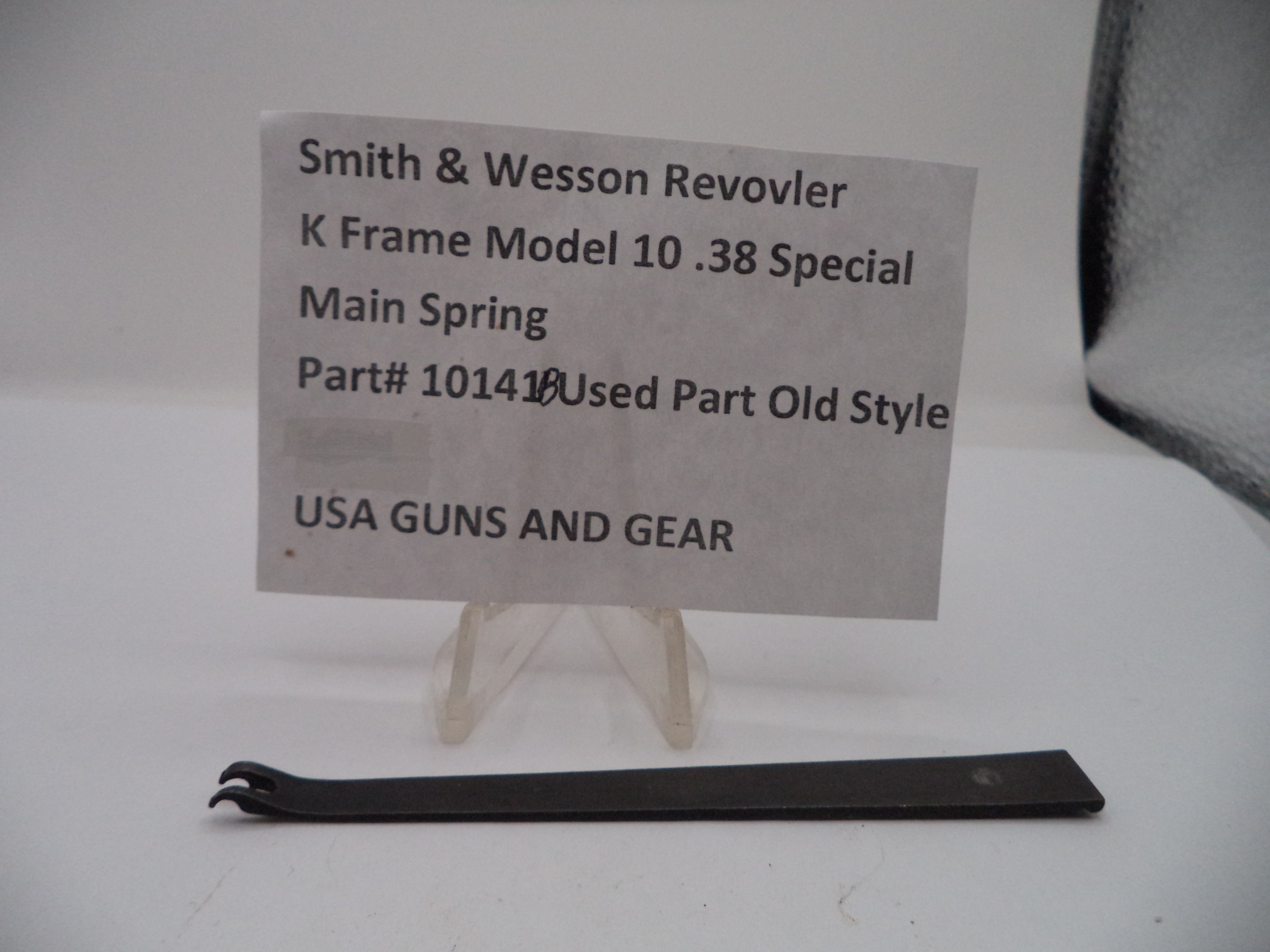 Smith & Wesson K Frame Model 10 Main Spring .38 Special 10141B