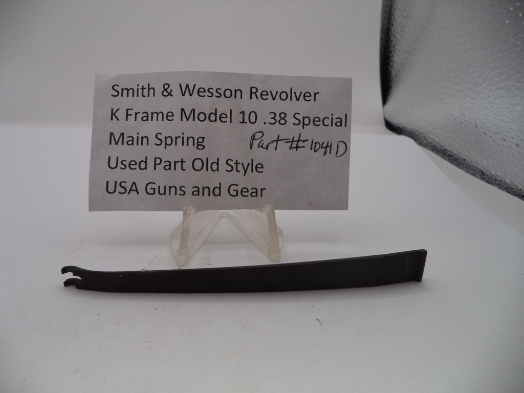 Smith & Wesson K Frame Model 10 Main Spring .38 Special 1041D