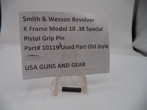 Smith & Wesson K Frame Model 10 Pistol Grip Pin .38 Special 10119A