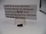 S&W K Frame Model 10 Strain Screw Round Butt Blue 10173A