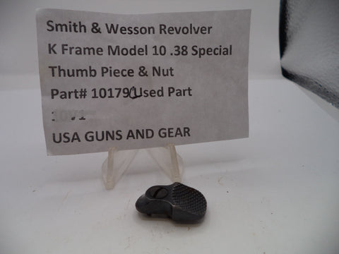 Smith & Wesson K Frame Model 10 .38 Special Thumb Piece & Nut 10179C
