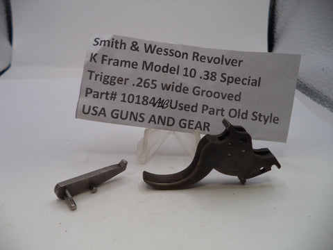 S&W K Frame Model 10 .265" Wide Trigger. 38 Special 10184A1B