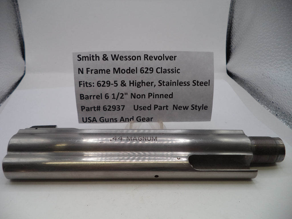 S&W N Frame Model 629 Classic Non-Pinned  6 1/2" Barrel  62937