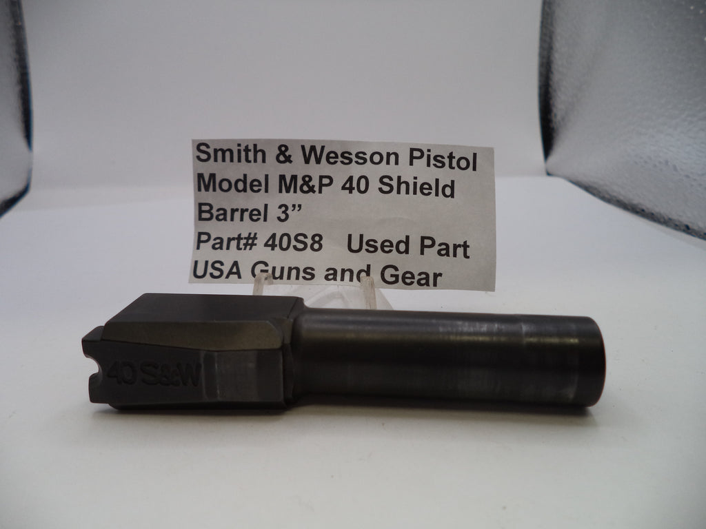 Smith & Wesson M&P 40 Shield Barrel 3" .40 S&W - Used OEM Part 40S8