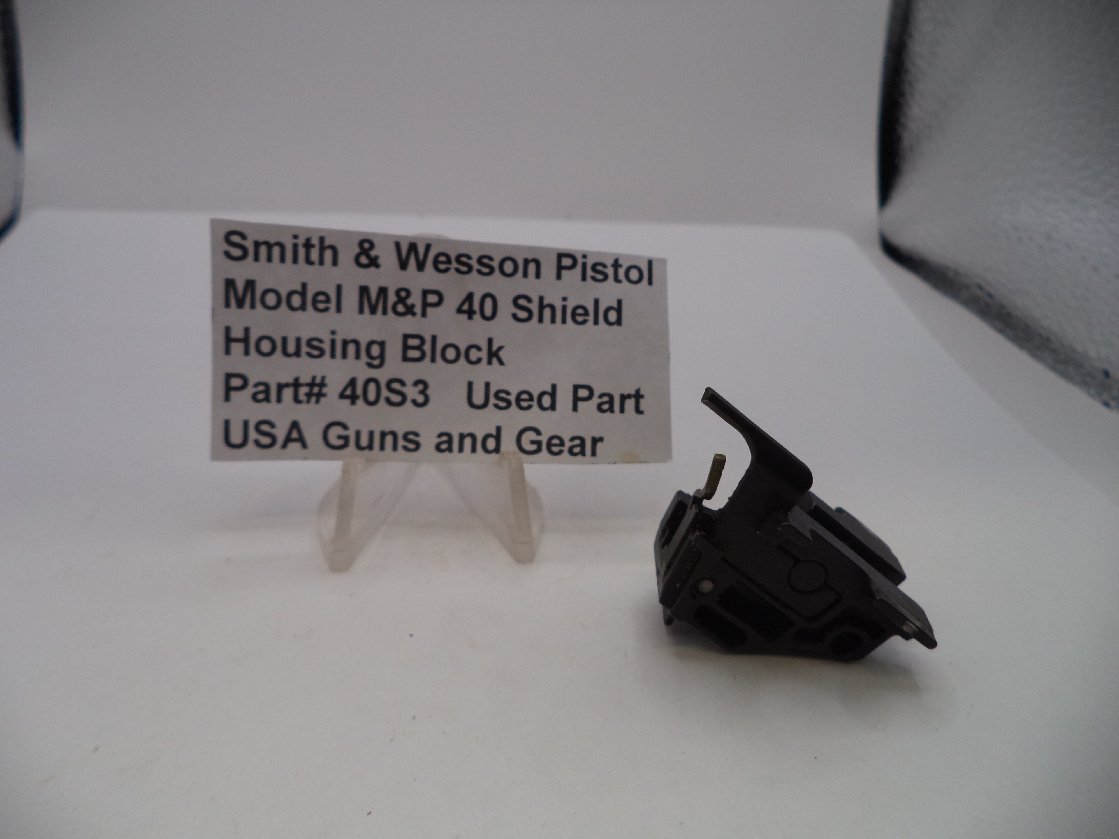 Smith & Wesson Pistol M&P 40 Shield Housing Block .40S&W 40S3