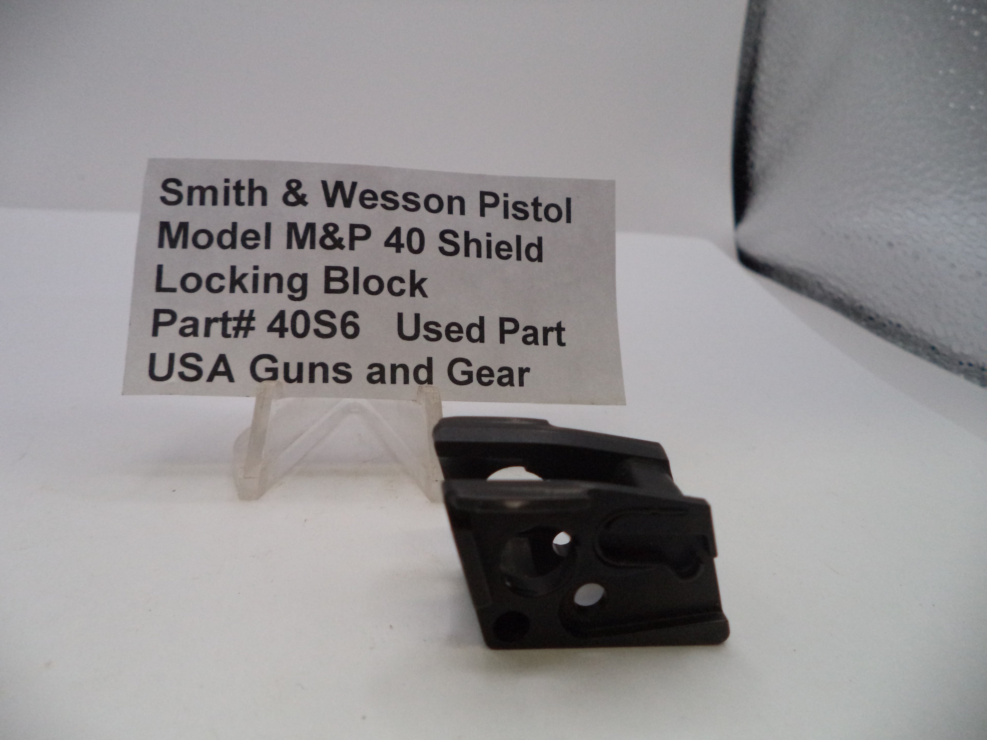 Smith & Wesson M&P 40 Shield Locking Block .40S&W Used 40S6