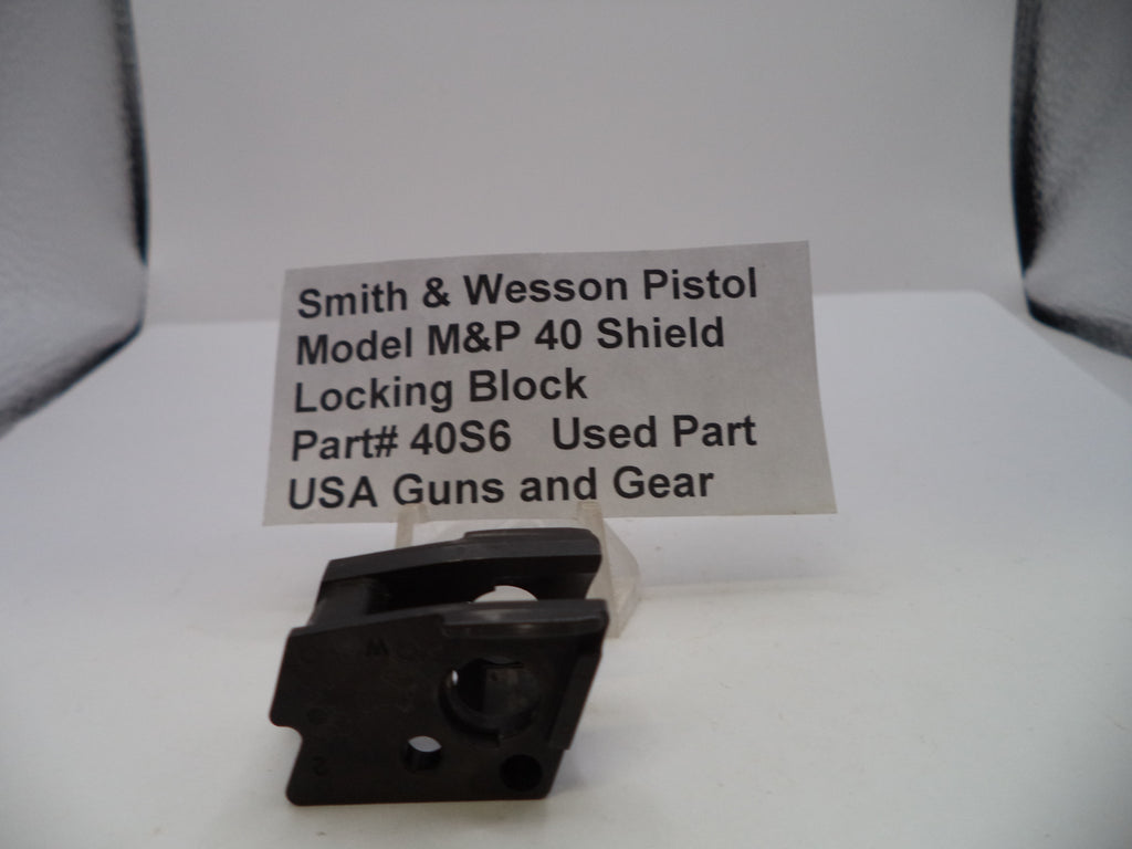 Smith & Wesson M&P 40 Shield Locking Block .40S&W Used 40S6