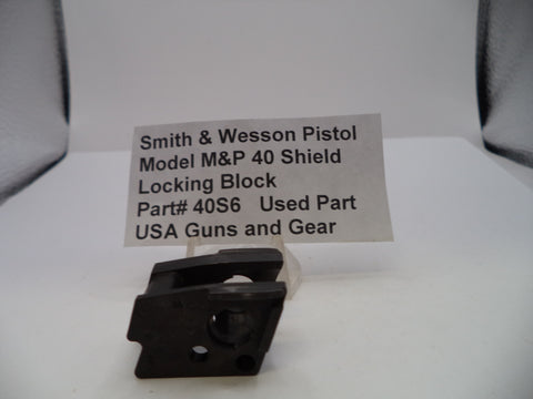 Smith & Wesson Pistol M&P 40 Shield Locking Block .40S&W 40S6