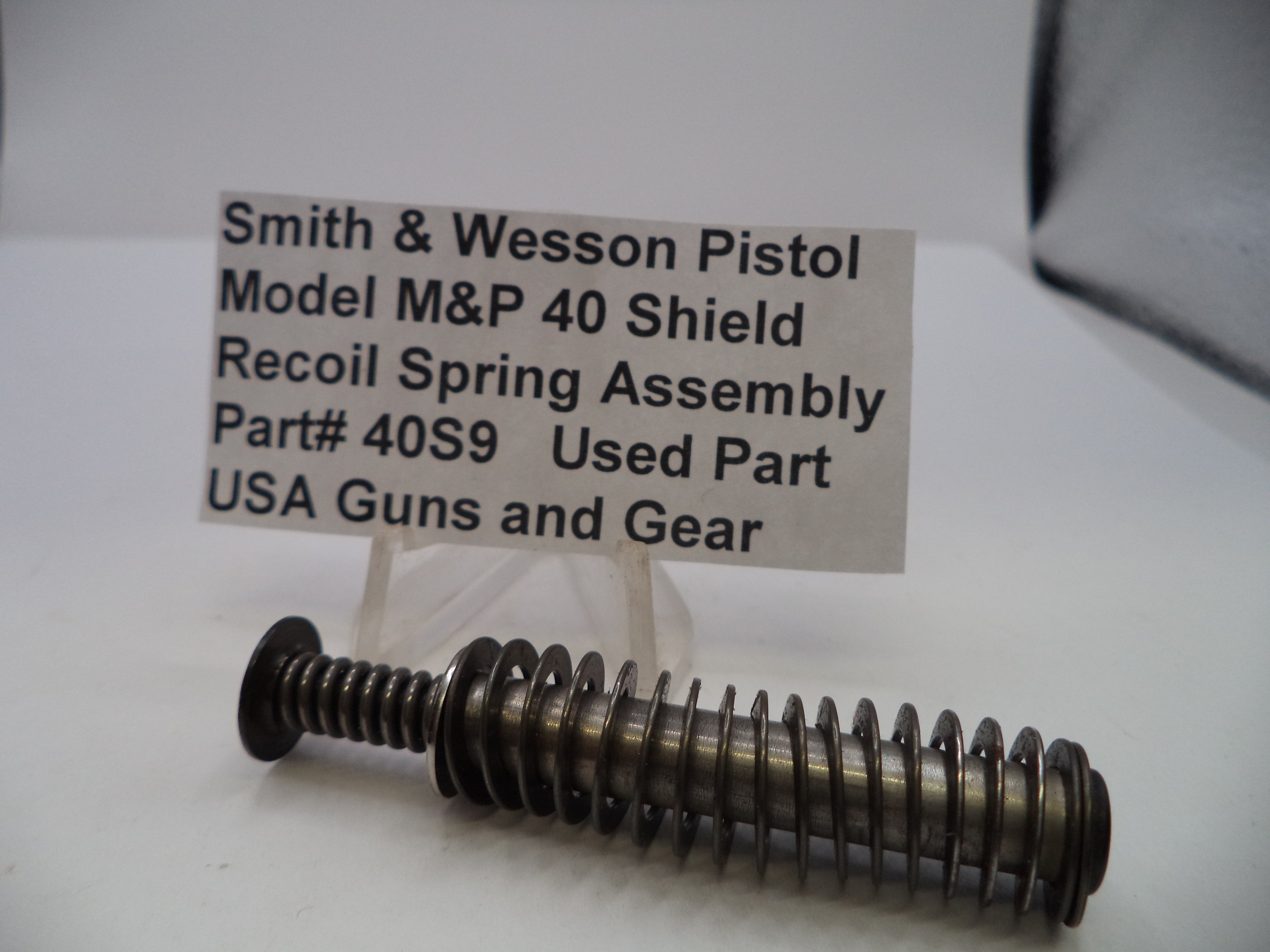 Smith & Wesson M&P 40 Shield Recoil Spring Assembly .40S&W Used 40S9