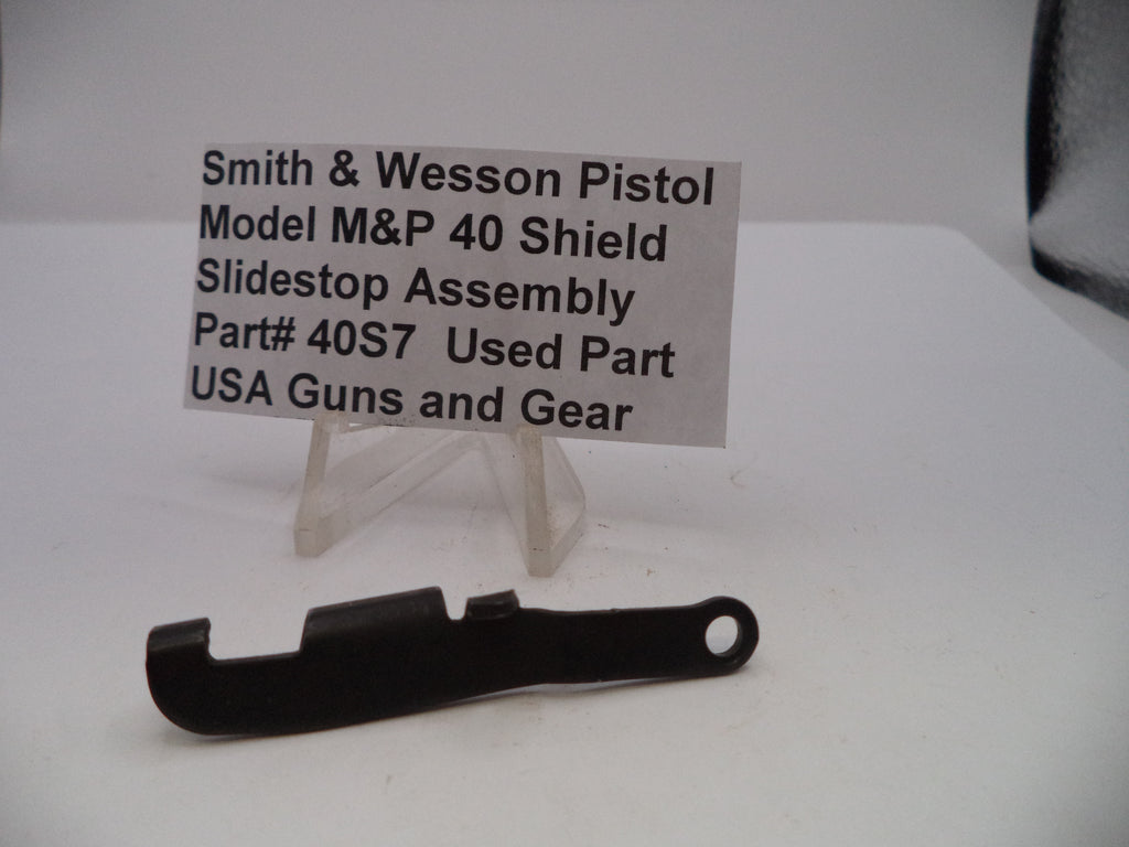 Smith & Wesson M&P 40 Shield Slide Stop Assembly .40S&W Used 40S7
