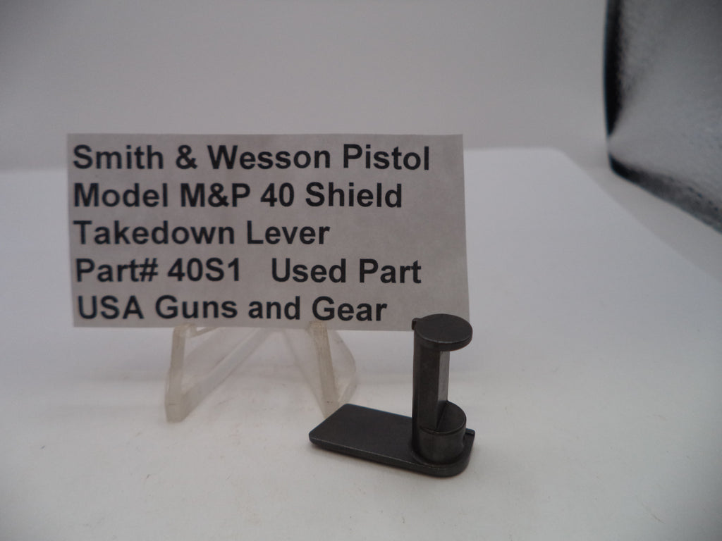 Smith & Wesson M&P 40 Takedown Lever - .40 S&W - Factory Part - Used