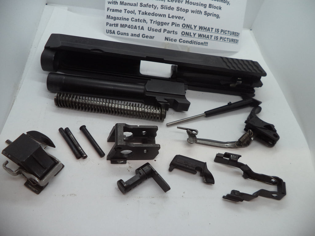 Smith & Wesson M&P 40 Slide, Barrel, Recoil Guide Assembly w/parts .40 S&W MP40A1A