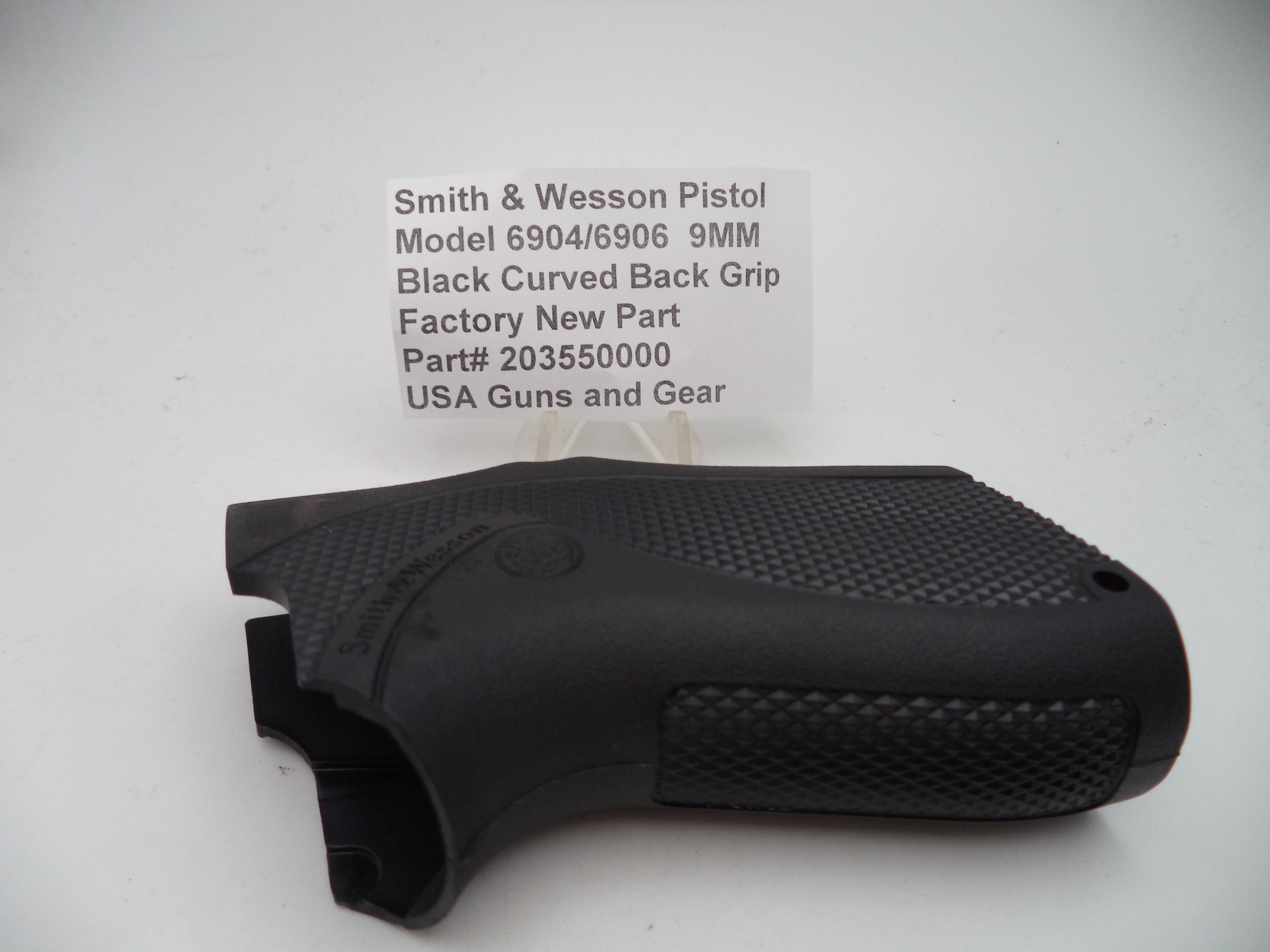 S&W Curved Grips 203550000 | Model 6904 6906 9mm Black OEM – USA