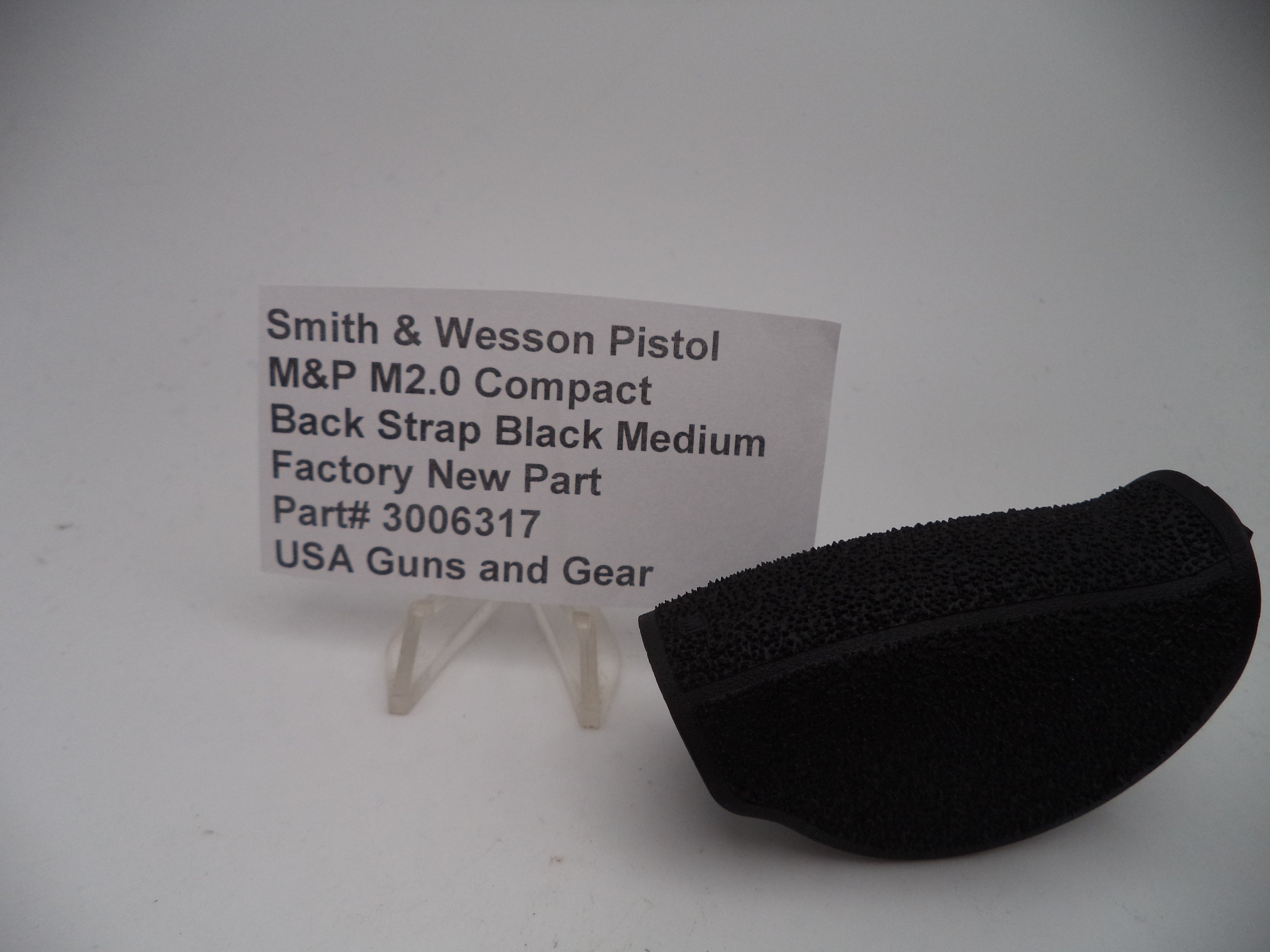 Smith & Wesson M&P M2.0 Compact Medium Backstrap - Factory OEM Part 3006317