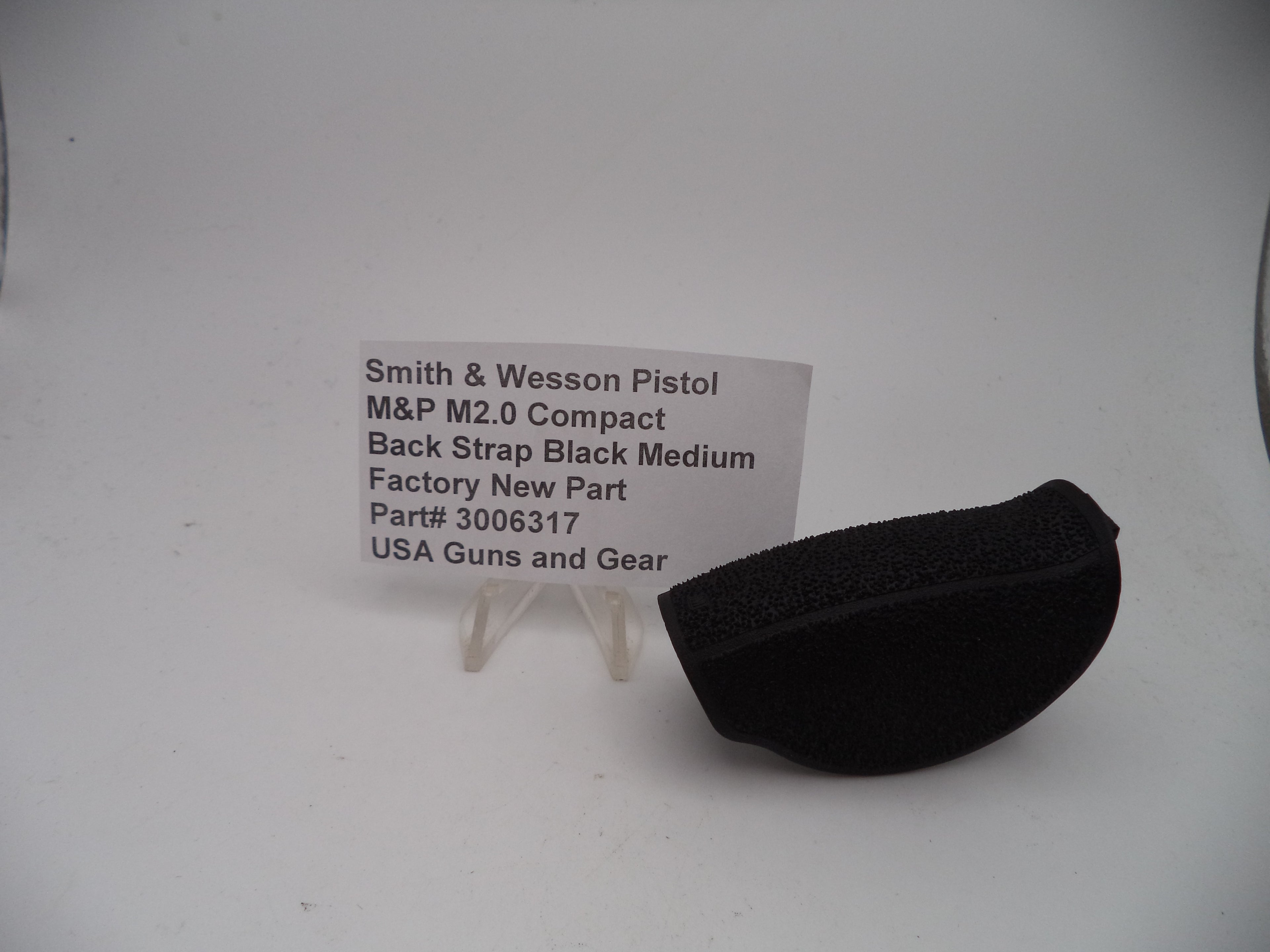 Smith & Wesson M&P M2.0 Compact Medium Backstrap - Factory OEM Part 3006317