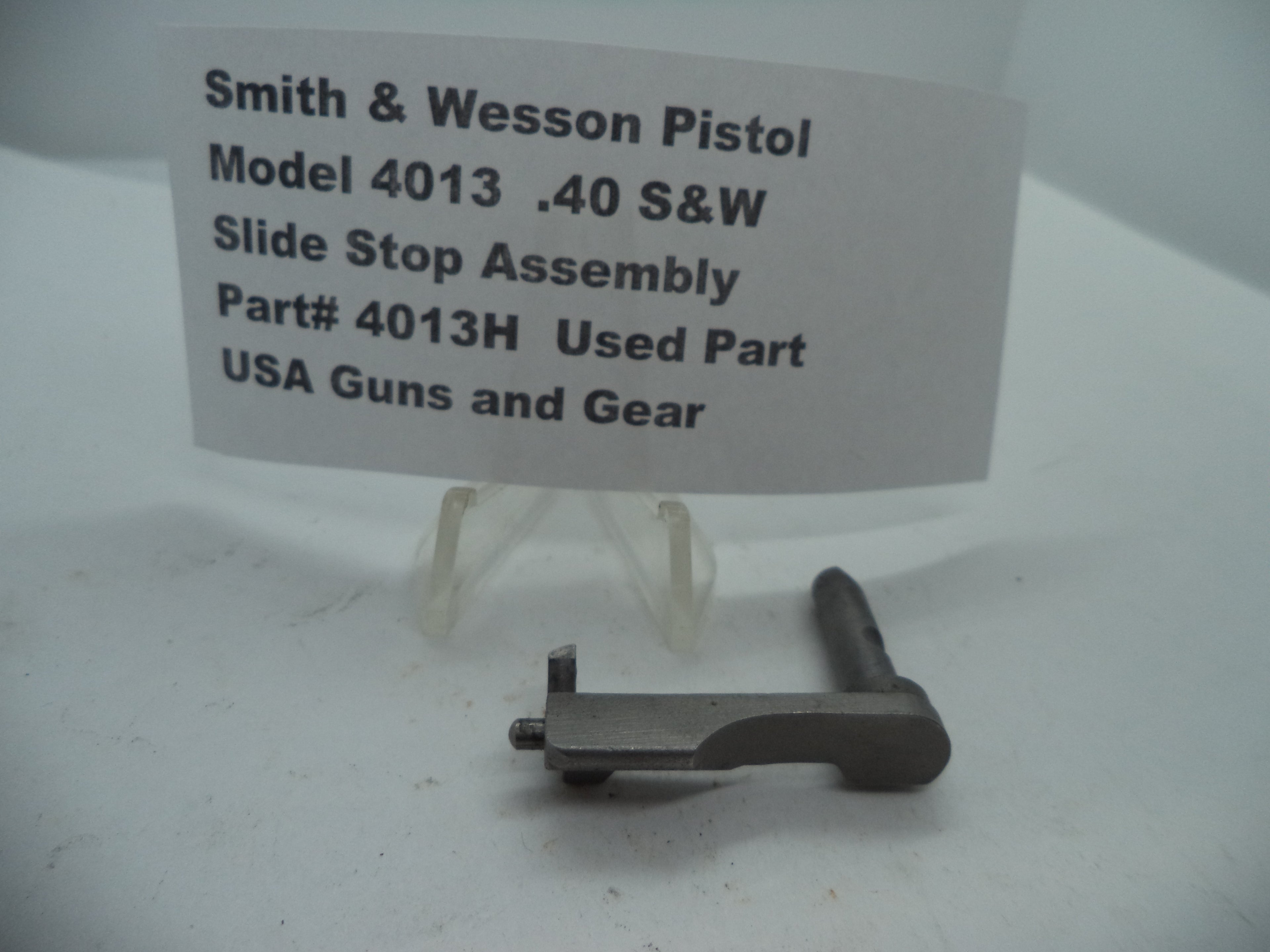 Smith & Wesson Model 4013 Slide Stop Assembly 4013H