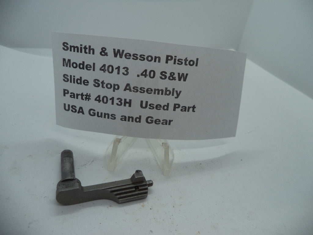 Smith & Wesson Model 4013 Slide Stop Assembly 4013H