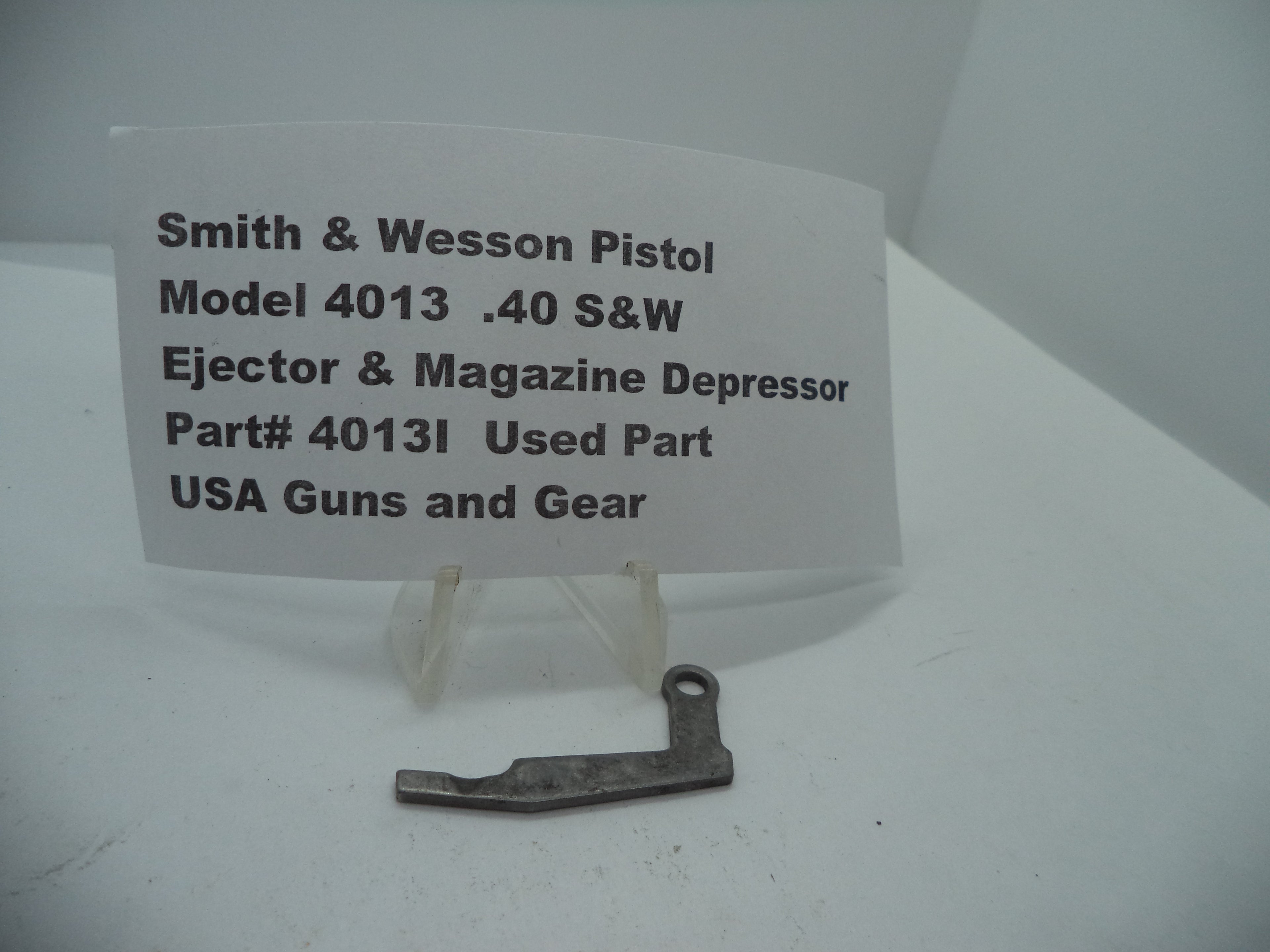 4013I Smith & Wesson Model 4013  .40 S&W  Ejector & Magazine Depressor Used