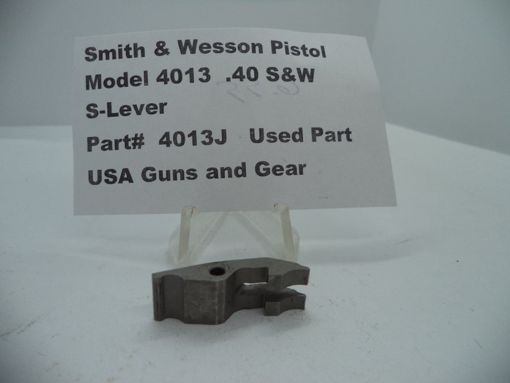 4013J Smith & Wesson Model 4013  .40 S&W  S-Lever Used Part
