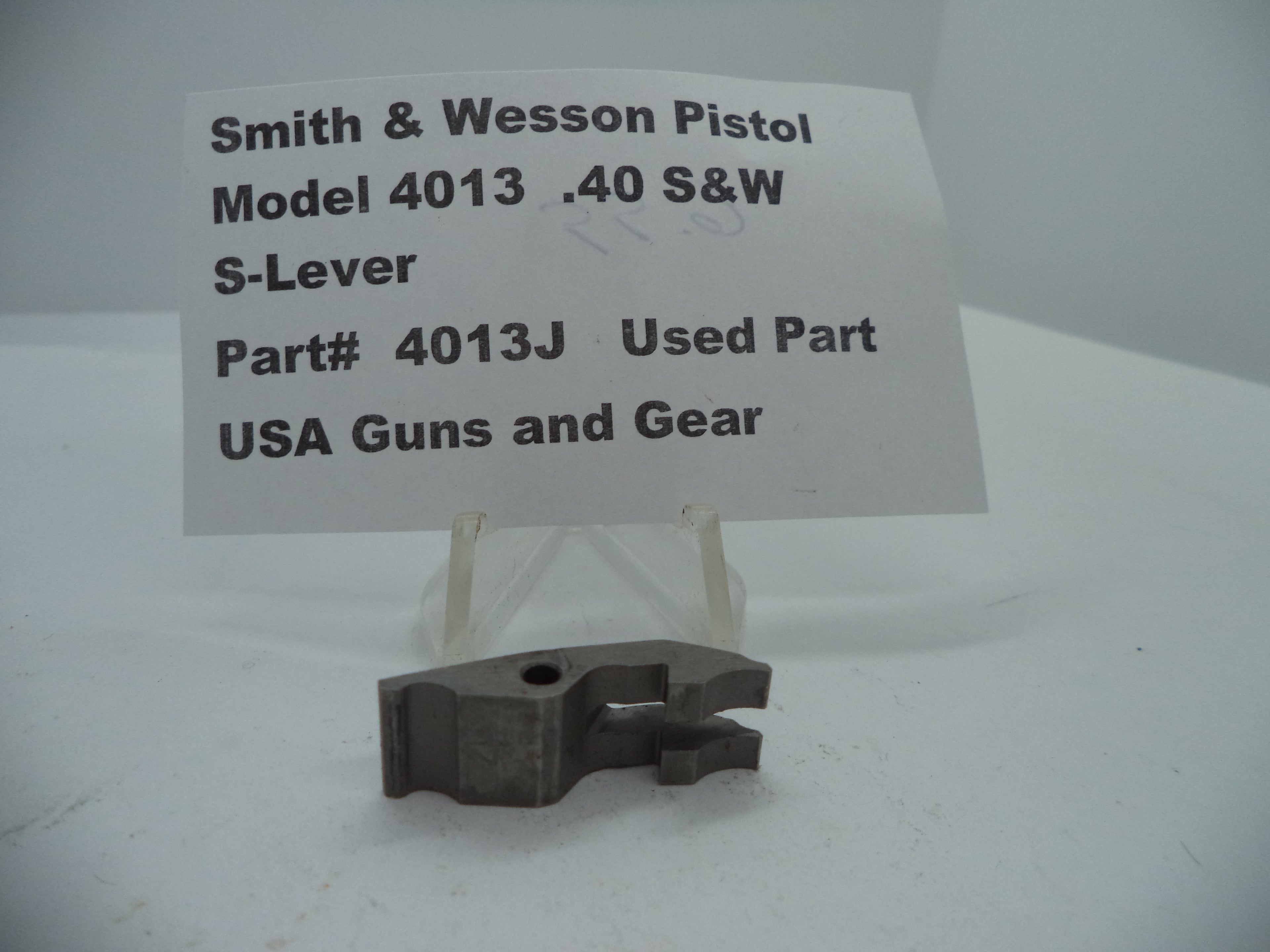 4013J Smith & Wesson Model 4013  .40 S&W  S-Lever Used Part