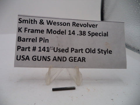 S&W K Frame Model 14  Barrel Pin Blue Steel .38 Special 14F