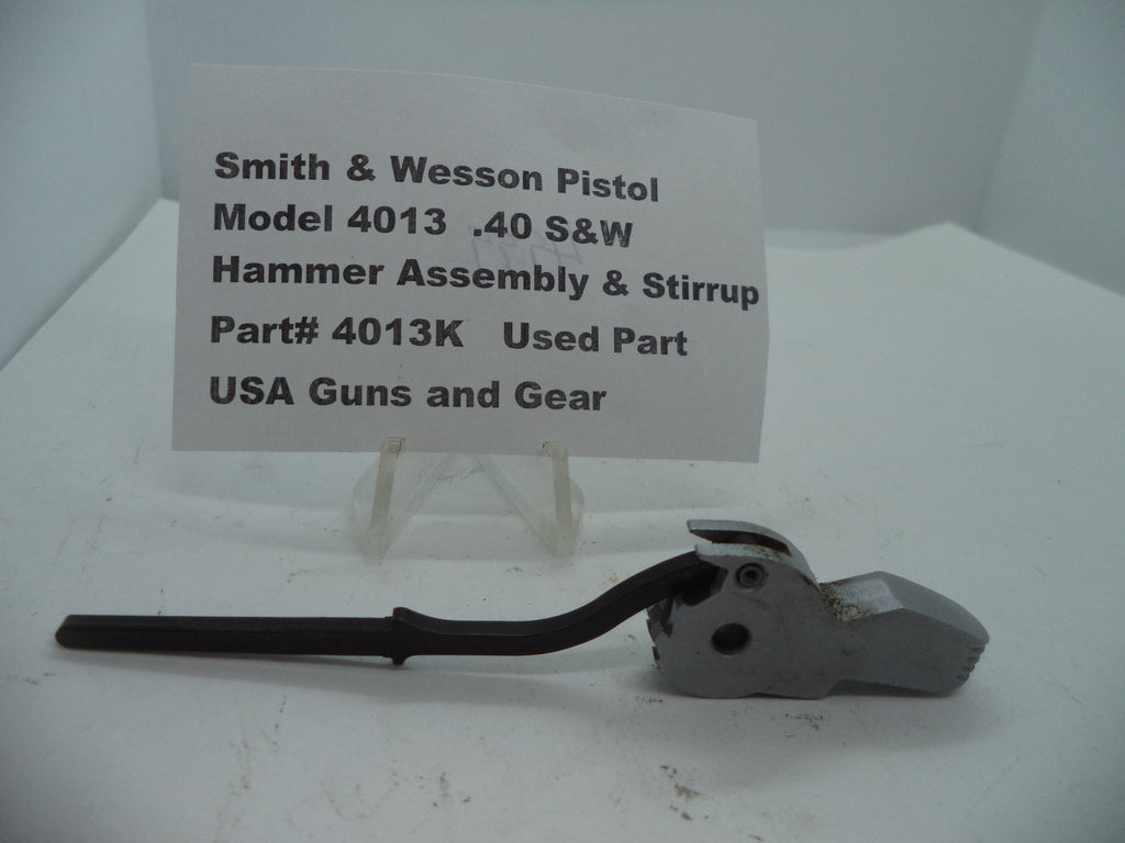 4013K Smith & Wesson Model 4013  .40 S&W  Hammer Assembly & Stirrup Used