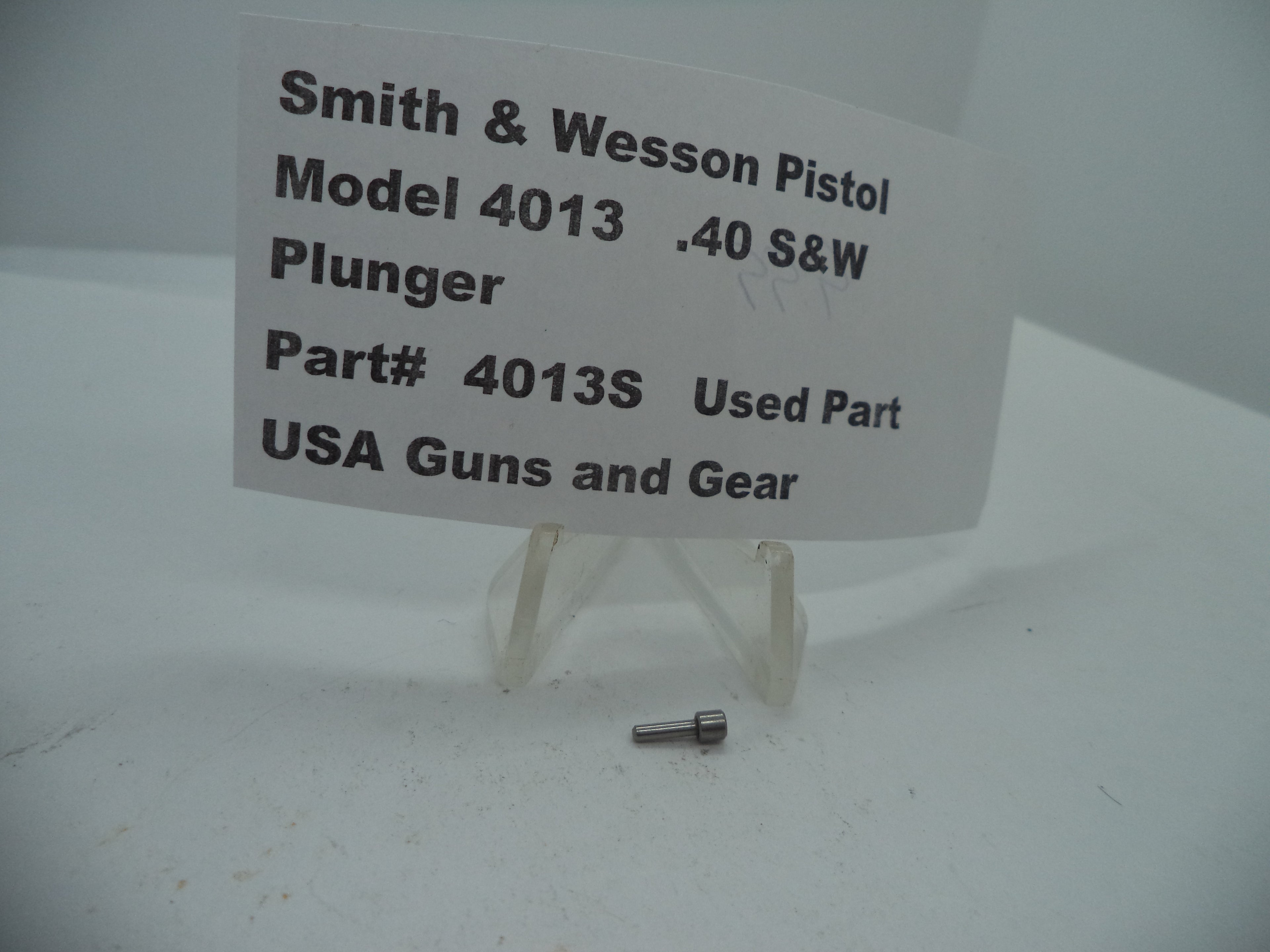 4013S Smith & Wesson Model 4013  .40 S&W  Plunger  Used