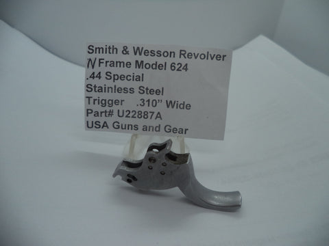 U22887A S&W N Frame Model 624  Trigger .310" Wide Smooth Used