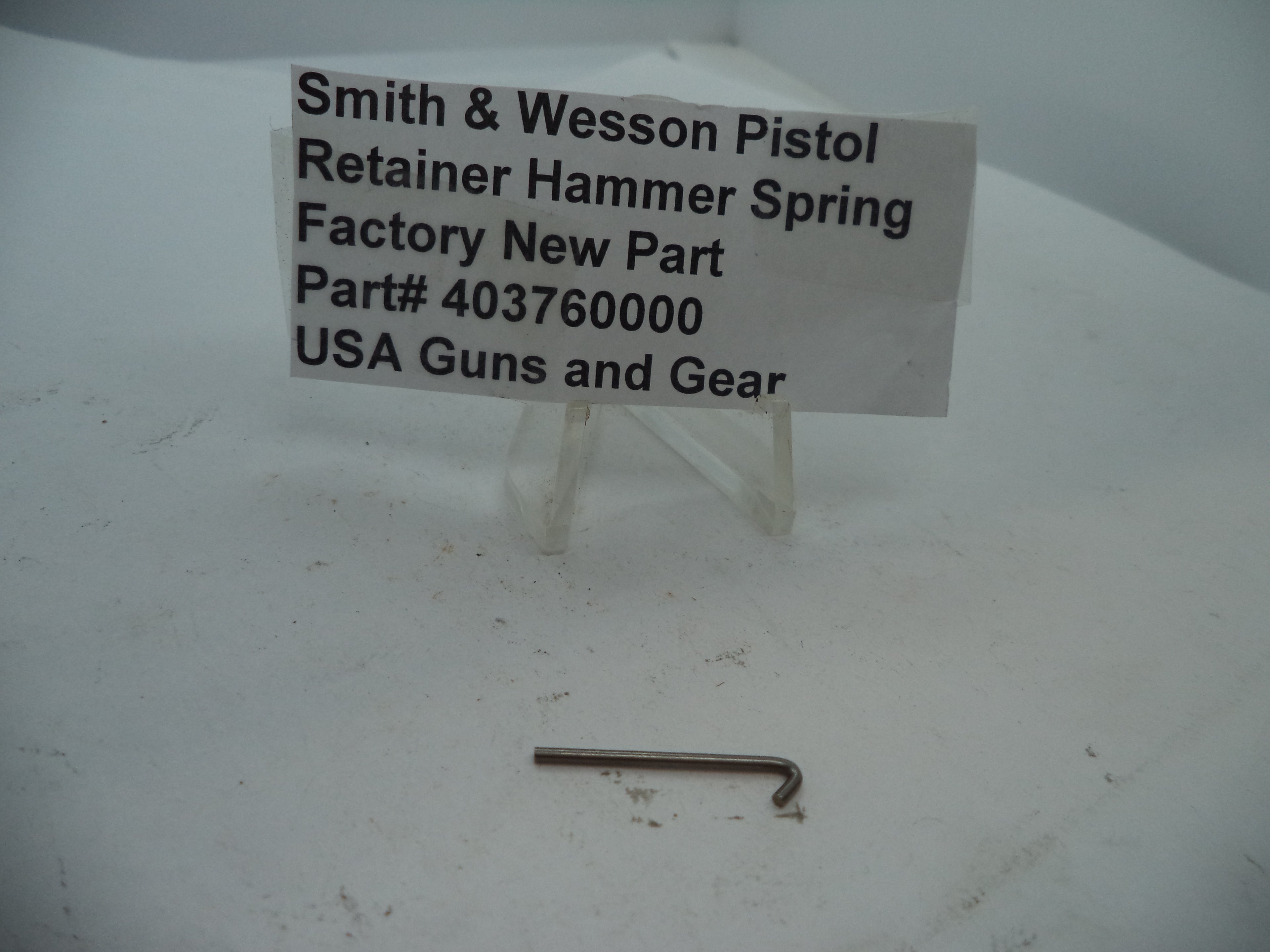 Smith & Wesson M&P 15-22 Retainer Hammer Spring - Factory OEM Part 403760000