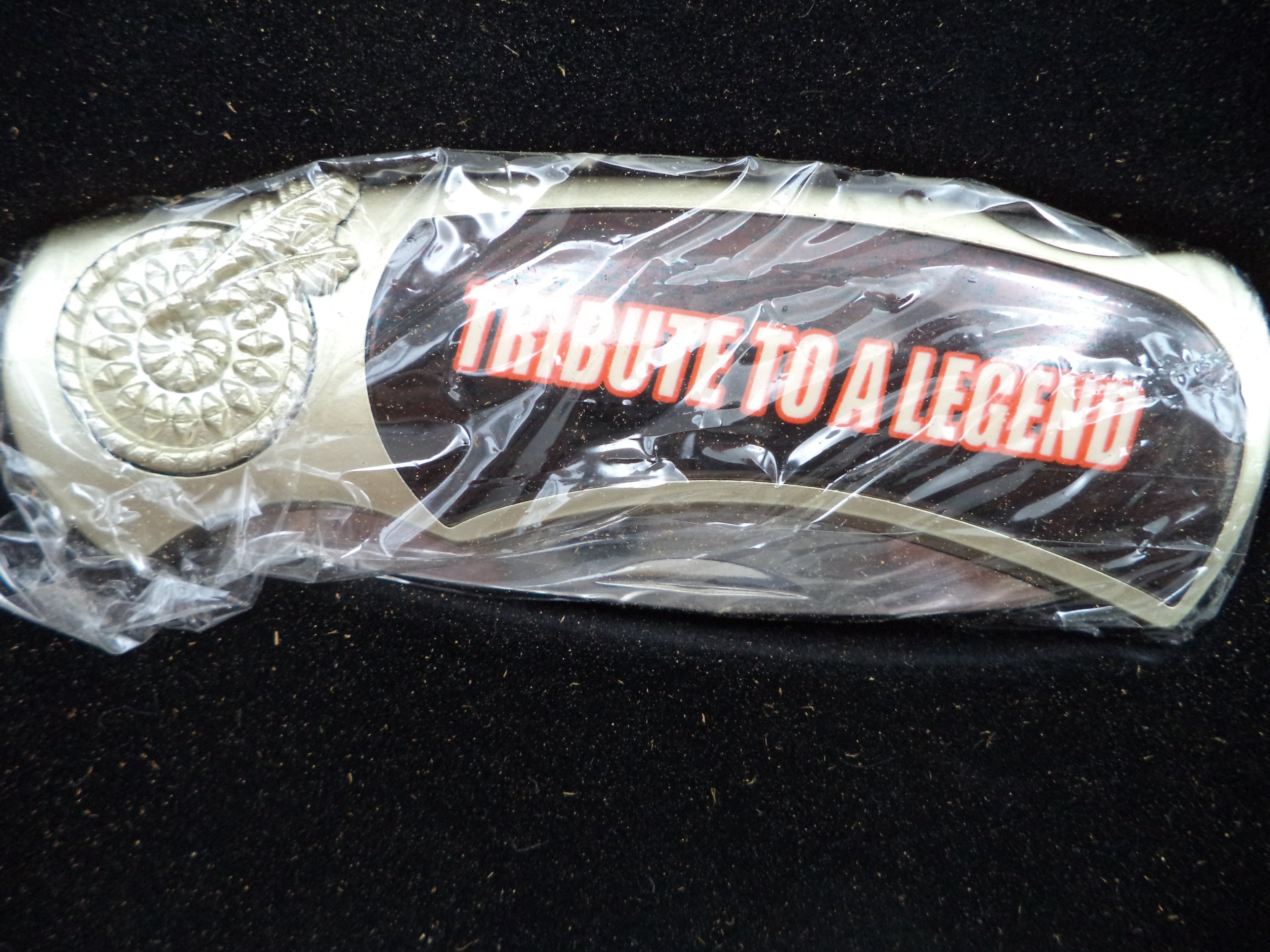Dale Earnhardt Sr., Knife & Belt Buckle New 003