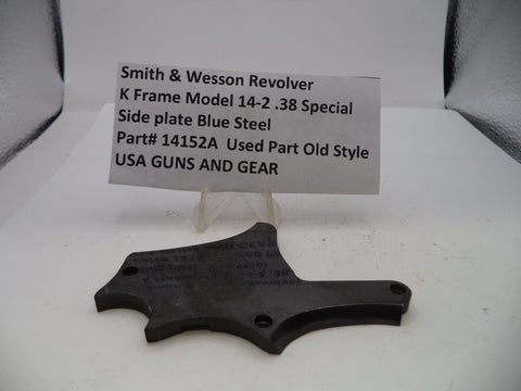 S&W K Frame Model 14-2 Side Plate Blue Steel .38 Special 14152A