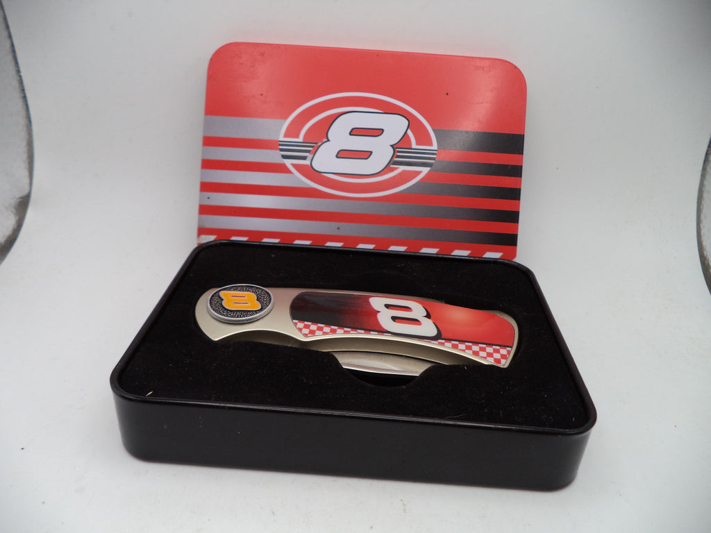 Dale Earnhardt Jr. Knife in Metal Tin  New 0017