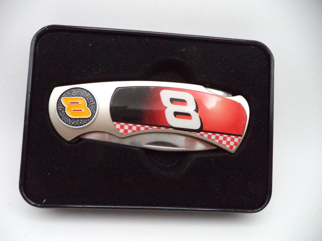 Dale Earnhardt Jr. Knife in Metal Tin  New 0017