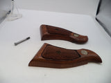 S&W K & L Frame Vintage Wood Grips & Screw Square Butt Only A1