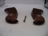 S&W K & L Frame Vintage Wood Grips & Screw Square Butt Only A1