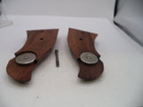 S&W K & L Frame Vintage Wood Grips & Screw Square Butt Only A1