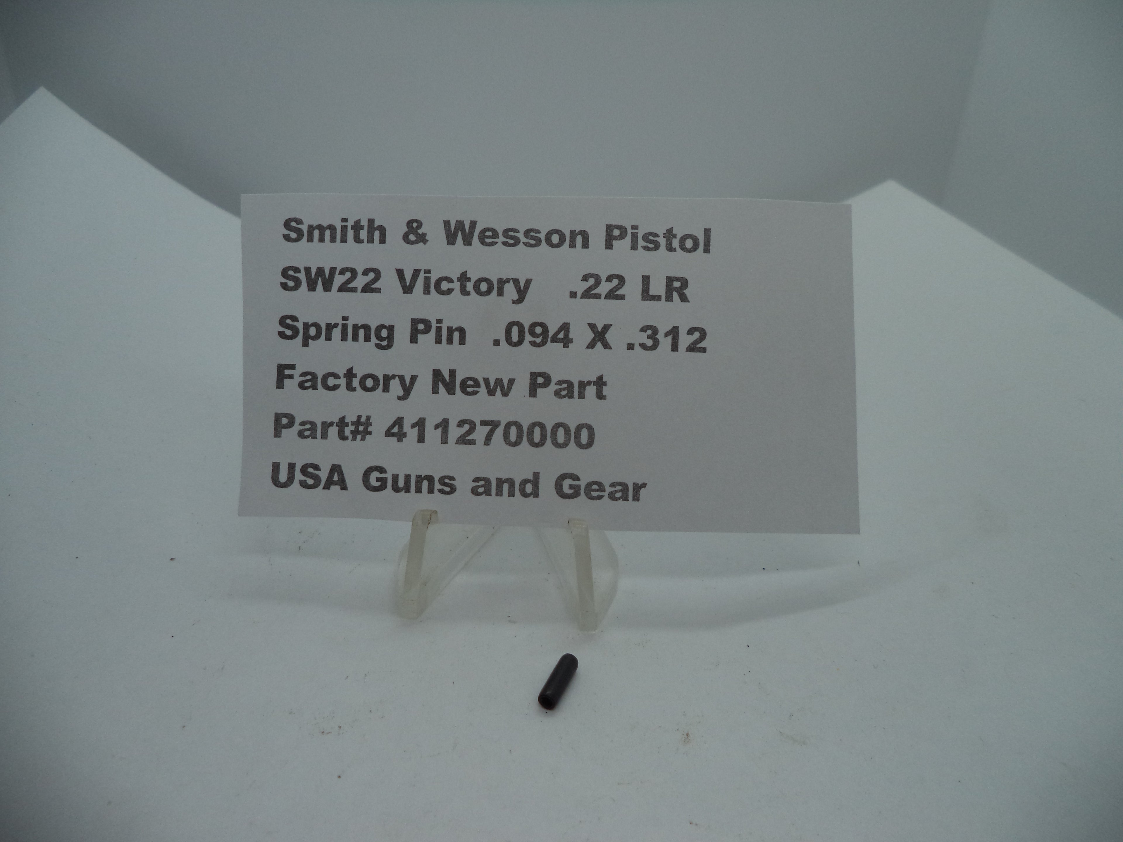 SW22 Victory Coiled Spring Pin | Smith & Wesson Part 411270000