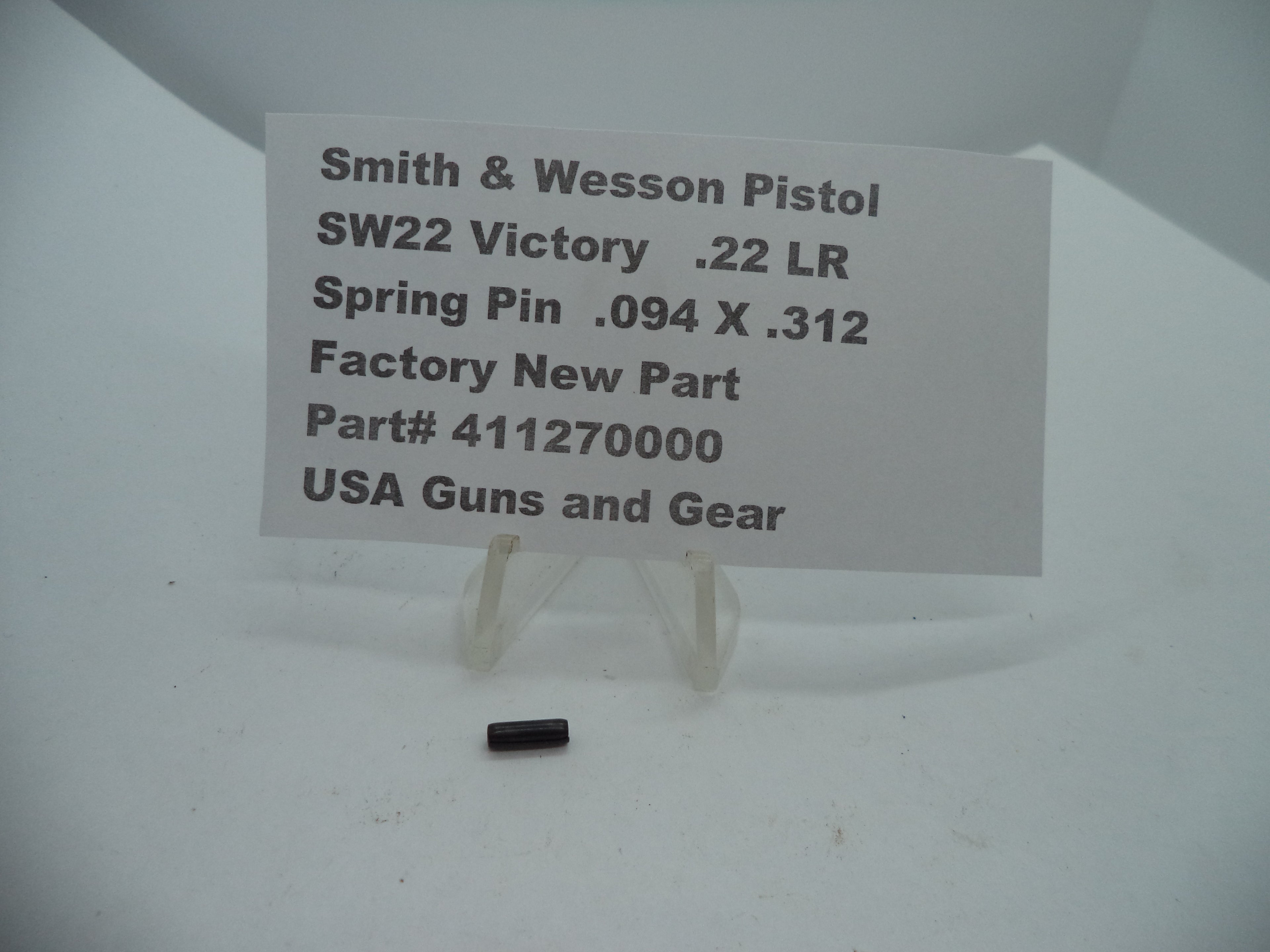 SW22 Victory Coiled Spring Pin | Smith & Wesson Part 411270000