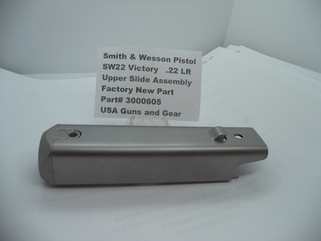 Smith & Wesson SW22 Victory Upper Slide Assembly - .22 LR - Factory OEM Part 3000605