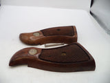 S&W K & L Frame Vintage Wood Grips & Screw Square Butt Only A4