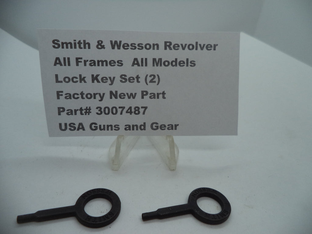 S&W Revolver Lock Key Set J K L N X Z Frame All Models - 3007487