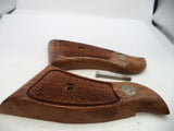 S&W K & L Frame Vintage Wood Grips & Screw Square Butt Only A5