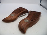 S&W K & L Frame Vintage Wood Grips & Screw Square Butt Only A5