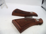 S&W K & L Frame Vintage Wood Grips & Screw Square Butt Only A6