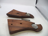 S&W K & L Frame Vintage Wood Grips & Screw Square Butt Only A6