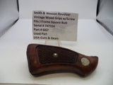 Smith & Wesson J Frame Square Butt Vintage Wood Grip w/Screw GG7