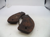 S&W J Frame Vintage Wood Grips & Screw Round Butt only Used Part GGG13A