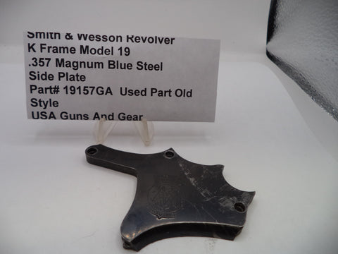 S&W K Frame Model 19  Side Plate Blue Steel .357 Magnum 19157GA