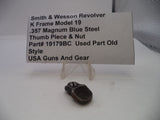 S & W K Frame Model 19. 357 Thumb Piece & Nut Blue Steel 19179BC