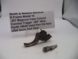 S&W K Frame Model 19 .357 Magnum Combat Trigger .265" Wide 1984X